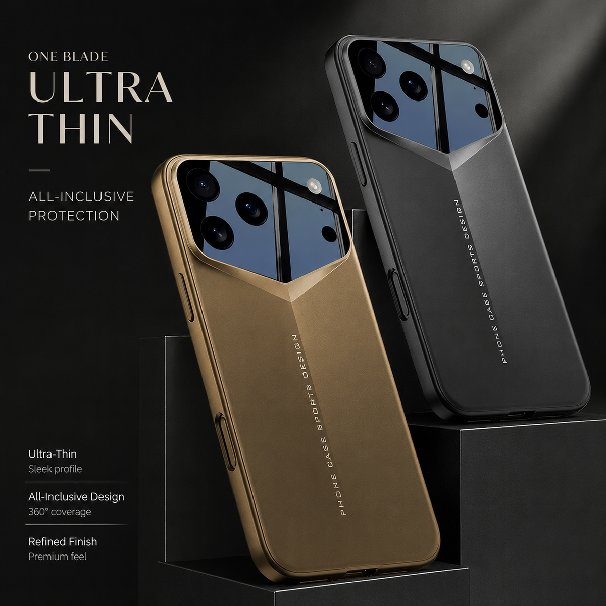 Premium iPhone Case Slim Matte Hard PC Cover Shockproof Fine Hole Lens Protection Full Coverage Protective Case