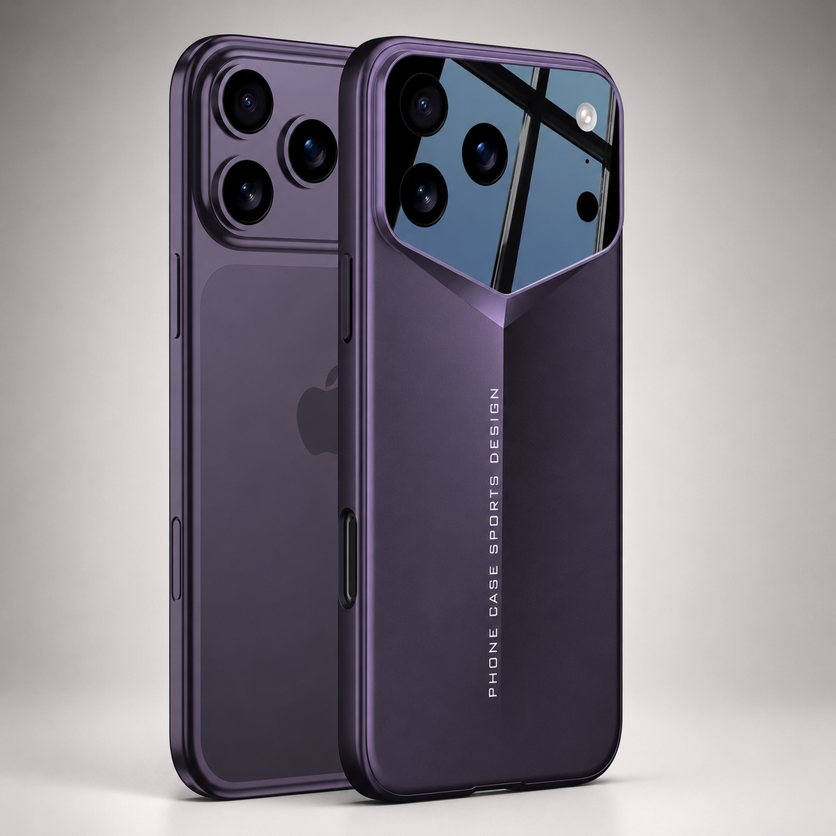 Premium iPhone Case Slim Matte Hard PC Cover Shockproof Fine Hole Lens Protection Full Coverage Protective Case