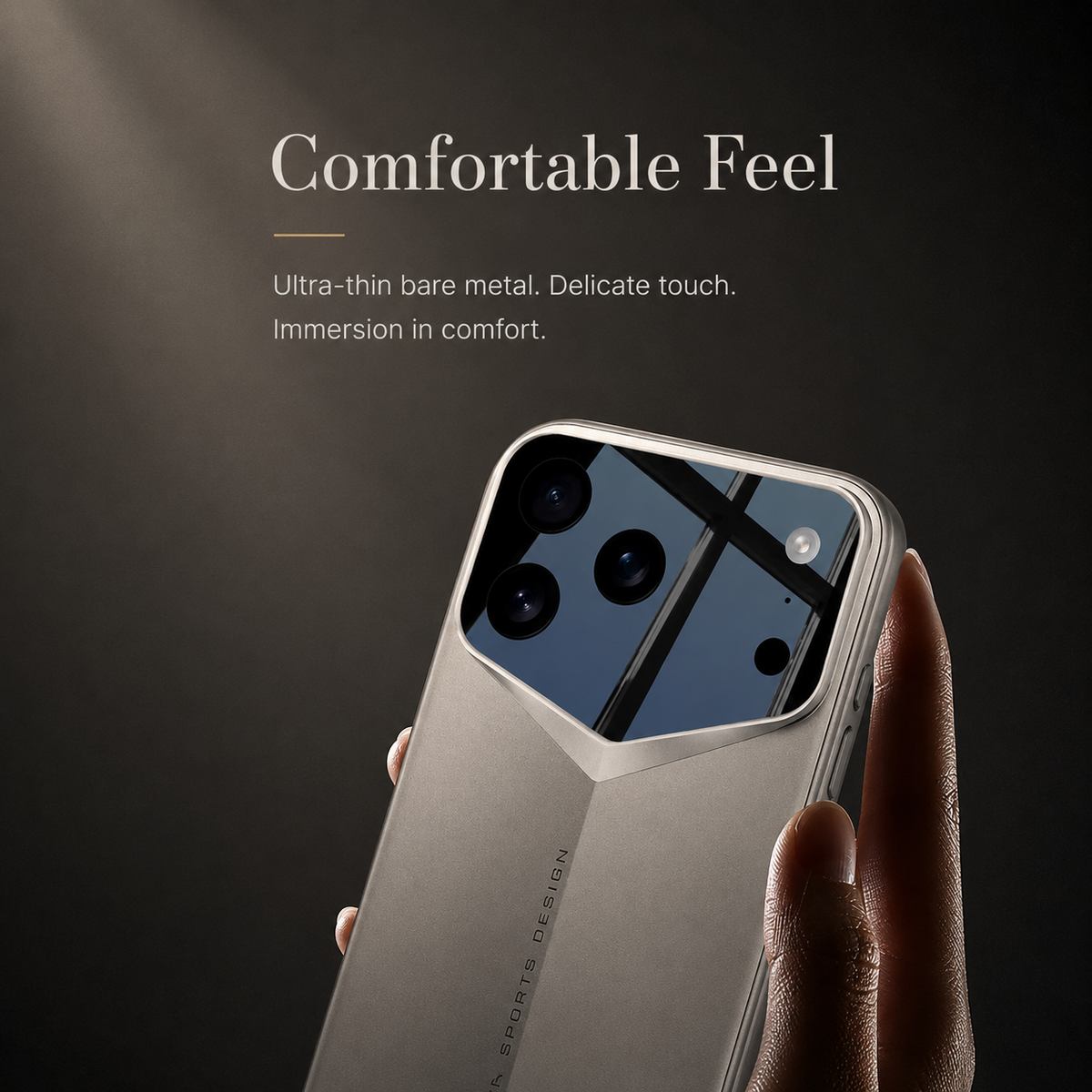 Premium iPhone Case Slim Matte Hard PC Cover Shockproof Fine Hole Lens Protection Full Coverage Protective Case