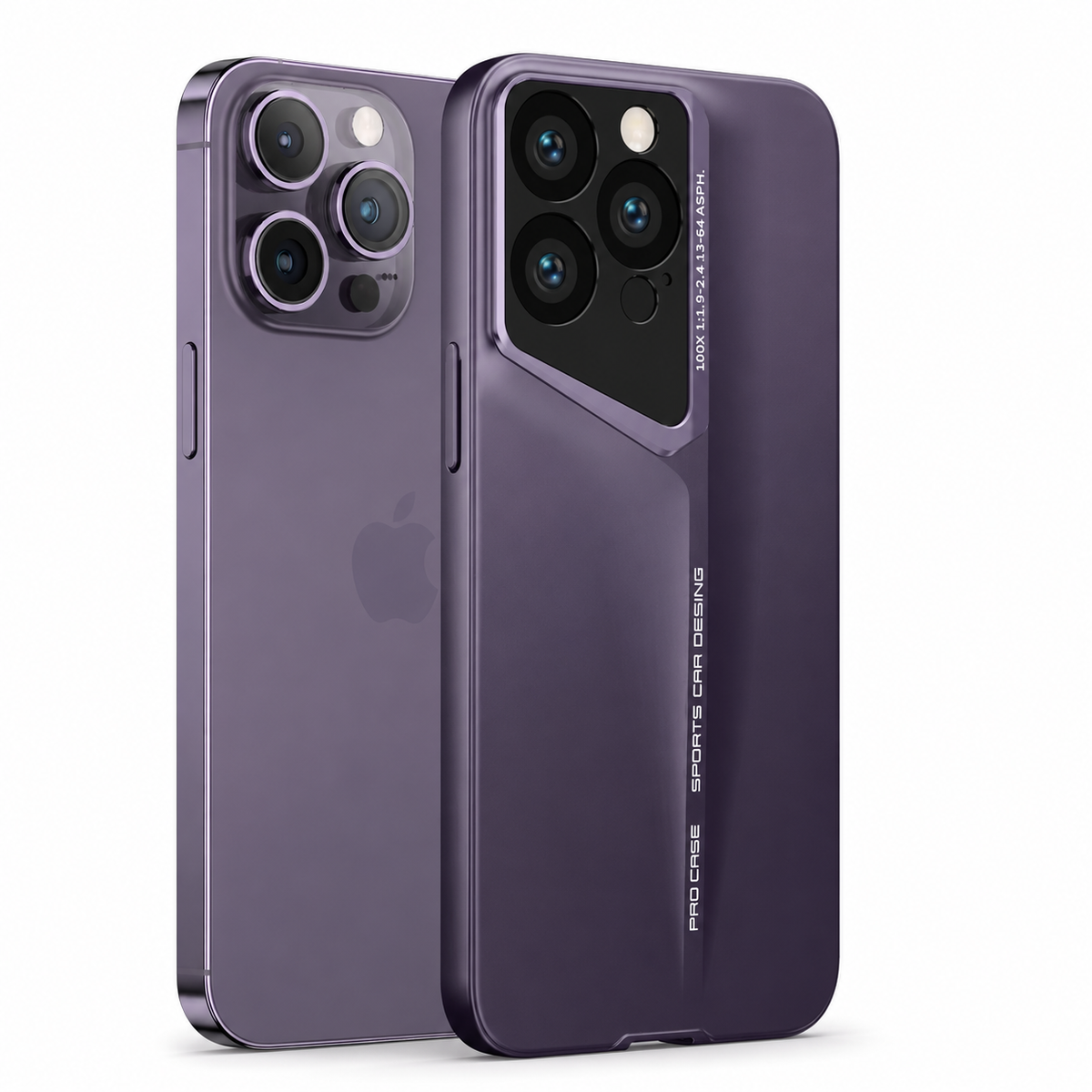 Premium iPhone Case Ultra Slim Matte Hard PC Cover Shockproof Frosted Lens Protection Anti Scratch Protective Case