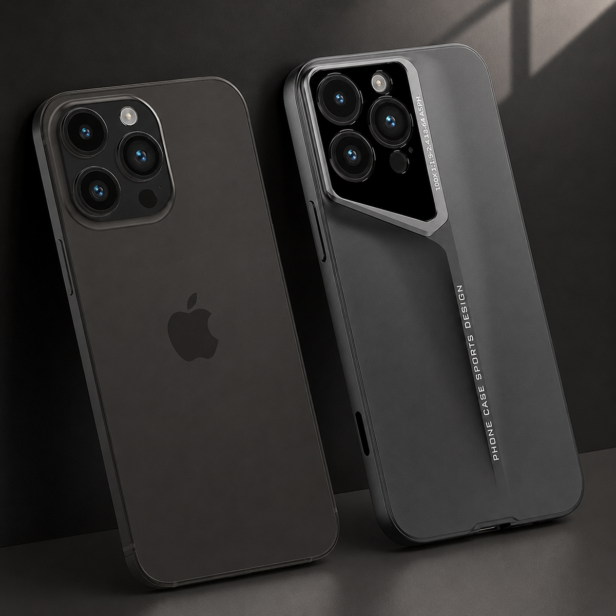 Premium iPhone Case Ultra Slim Matte Hard PC Shockproof Cover with Frosted Lens Protection Anti Fingerprint Non Slip Design