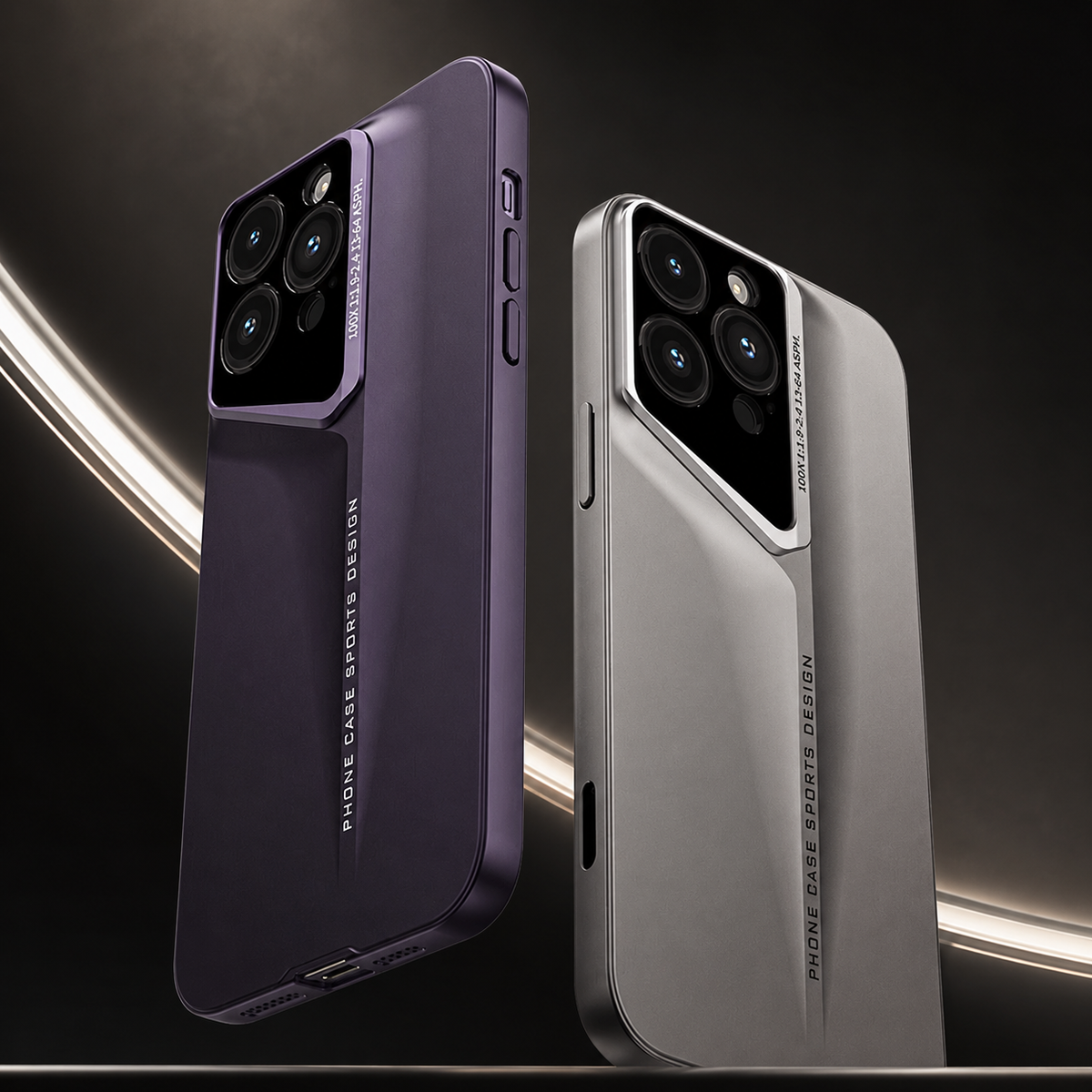 Premium iPhone Case Ultra Slim Matte Hard PC Shockproof Cover with Frosted Lens Protection Anti Fingerprint Non Slip Design