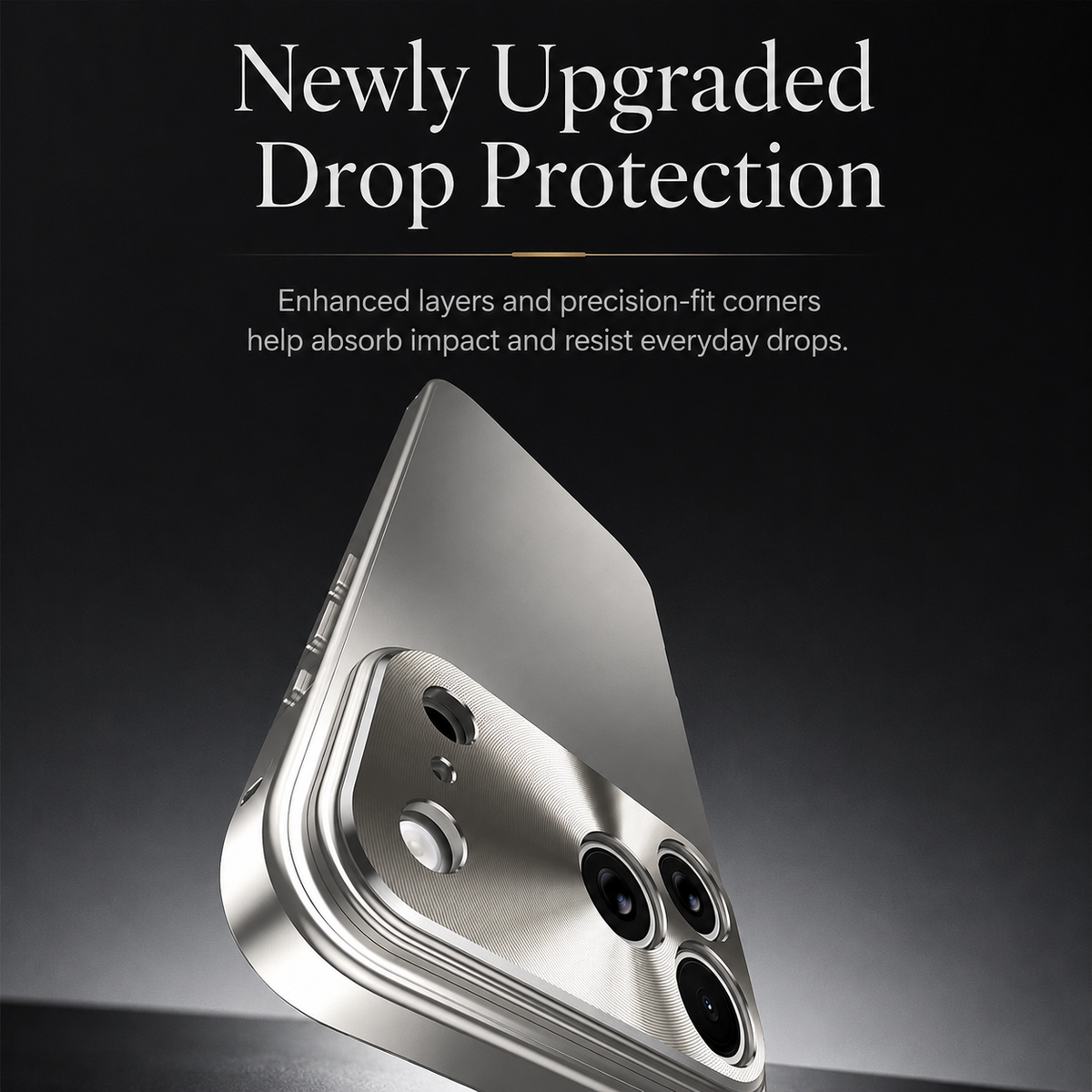 Premium iPhone Case Ultra Thin Aluminum Alloy Frame Cover Frosted Matte Backplate Shockproof Camera Lens Protection