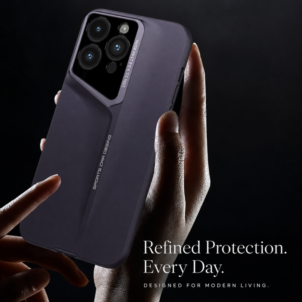 Premium iPhone Case Ultra Thin Titanium Blade Cover Shockproof Lens Protection Lightweight Protective Case