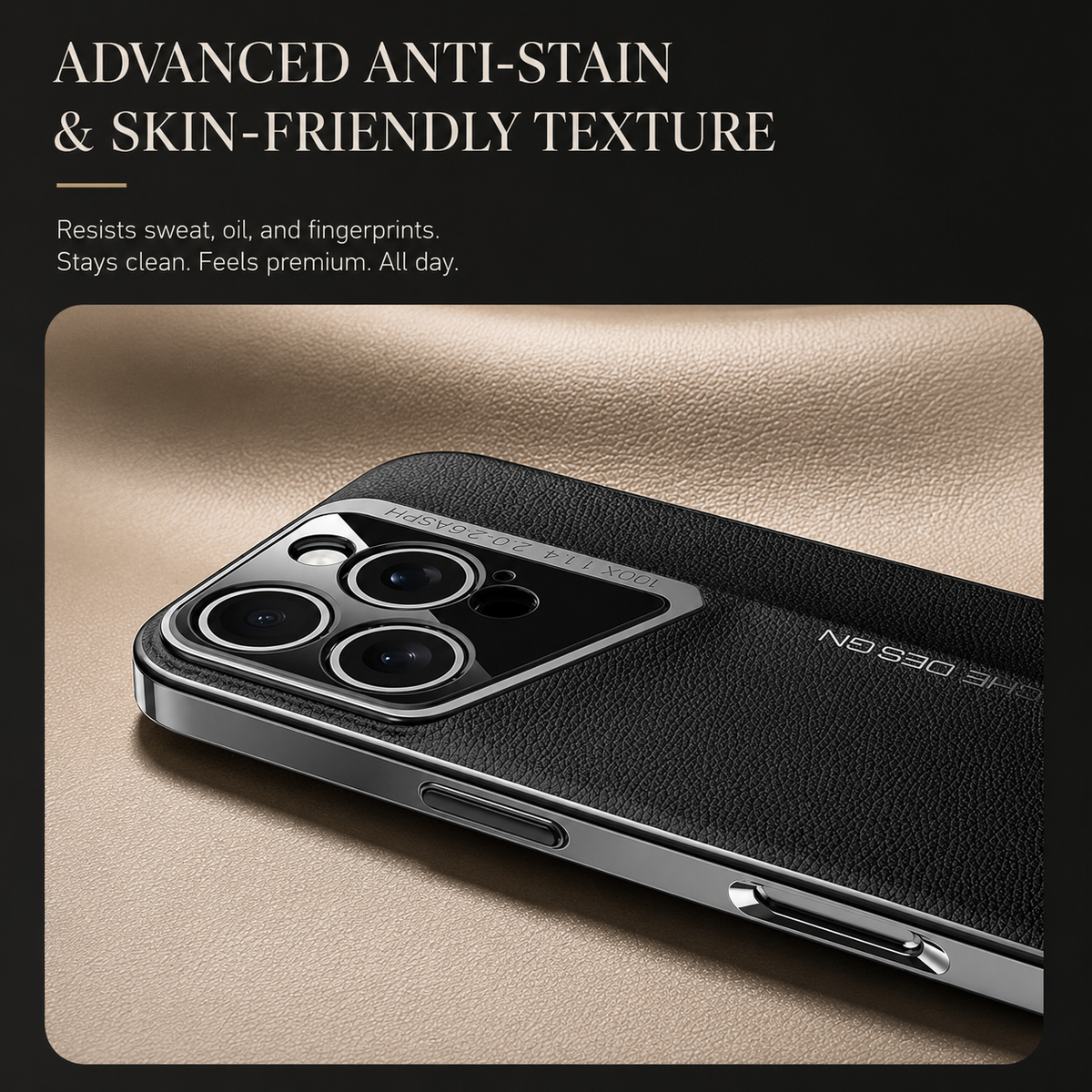 Premium iPhone Case Ultra Thin Titanium Style Cover Shockproof Lens Protection Non Slip Lightweight Protective Case