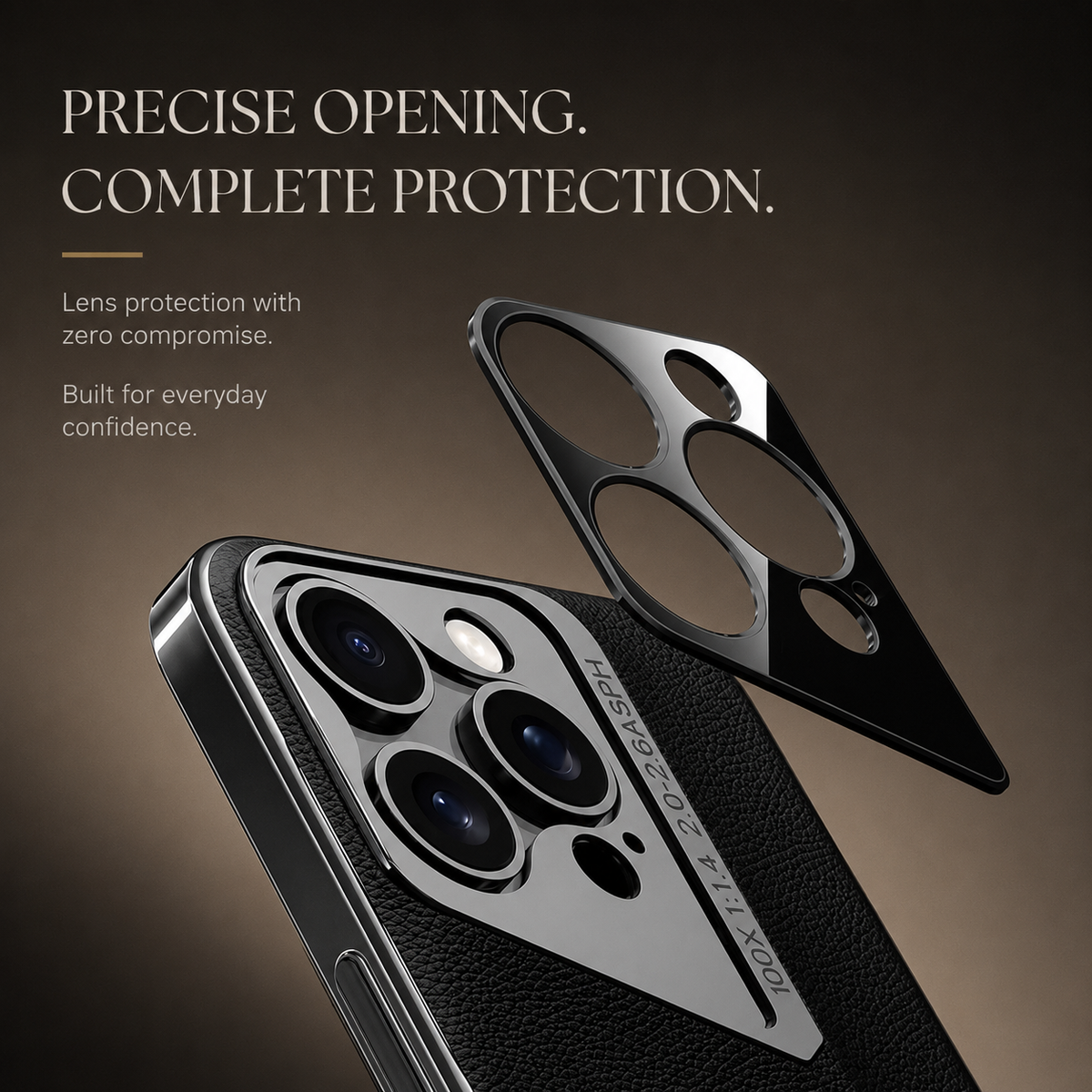 Premium iPhone Case Ultra Thin Titanium Style Cover Shockproof Lens Protection Non Slip Lightweight Protective Case