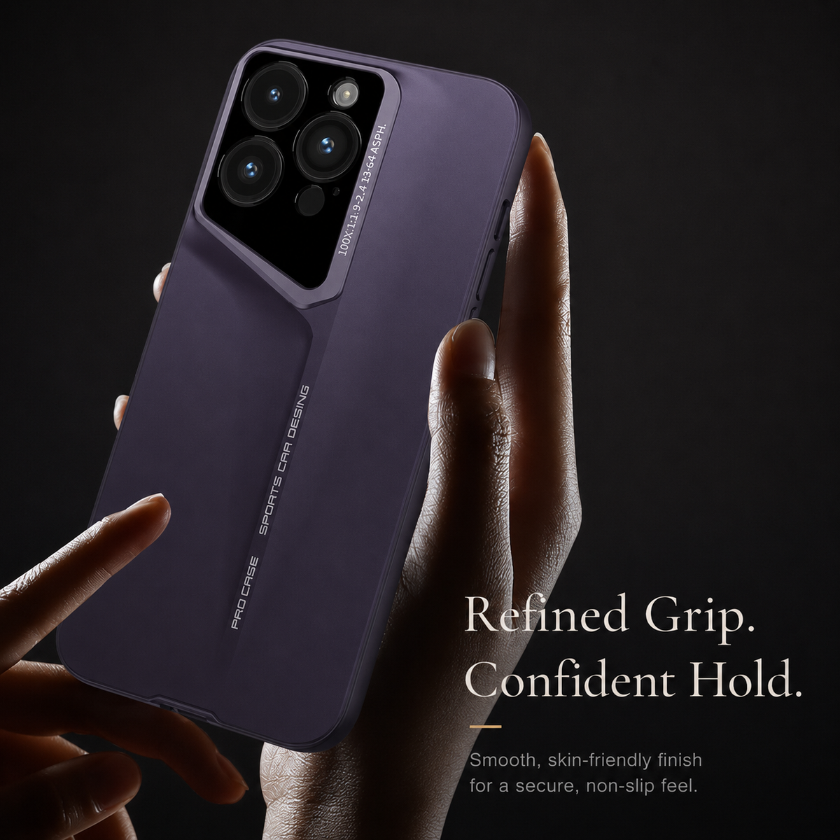 Premium iPhone Case Ultra Thin Titanium Style Cover Shockproof Lens Protection Non Slip Lightweight Protective Case