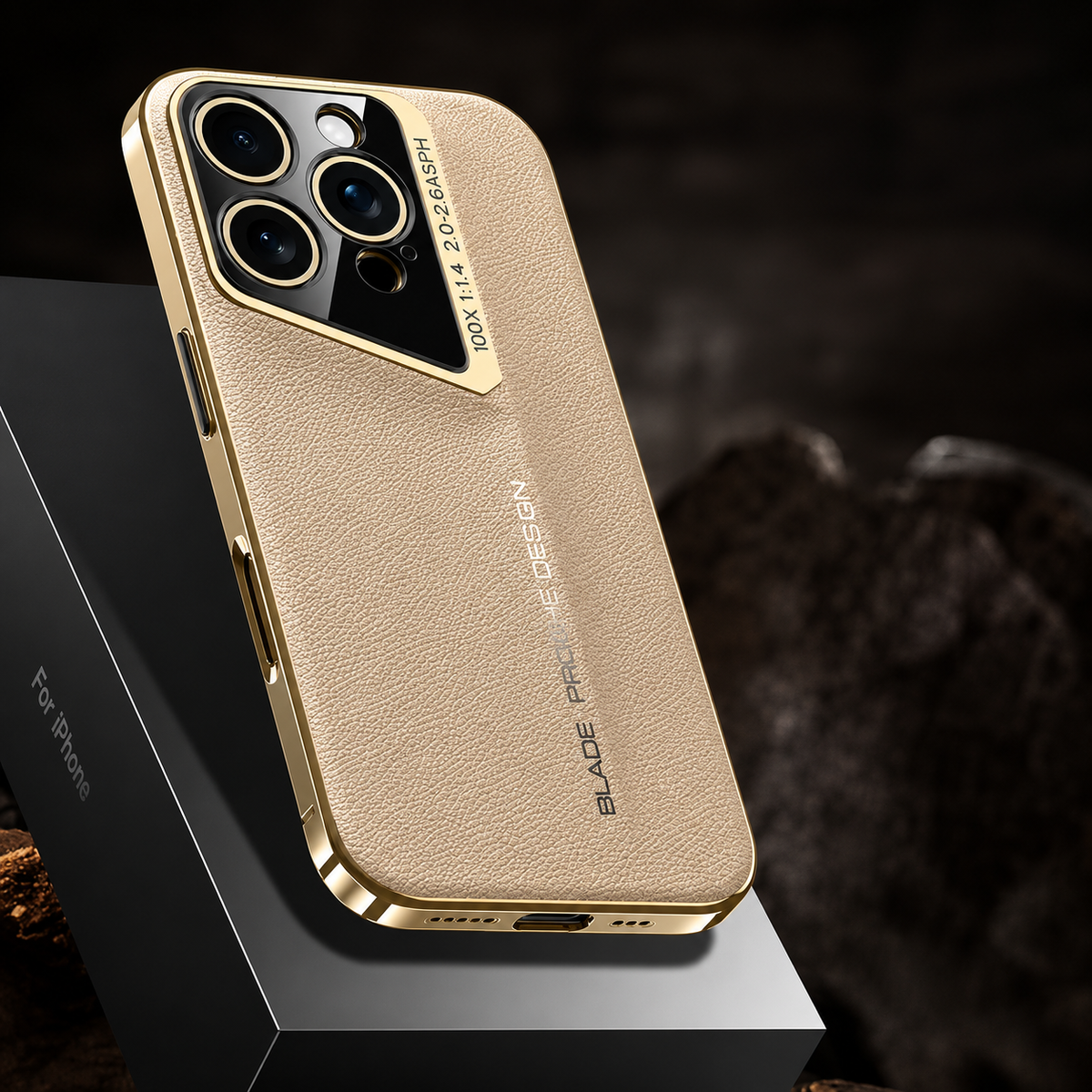 Premium iPhone Case Ultra Thin Titanium Style Cover Shockproof Lens Protection Non Slip Lightweight Protective Case
