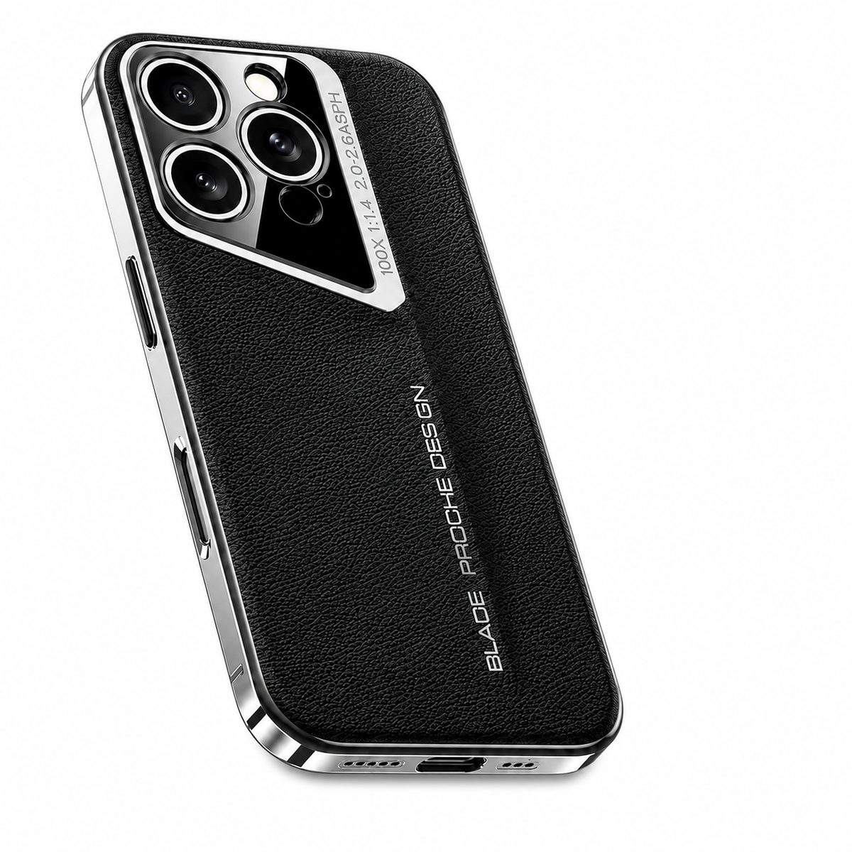Premium iPhone Case Ultra Thin Titanium Style Cover Shockproof Lens Protection Non Slip Lightweight Protective Case