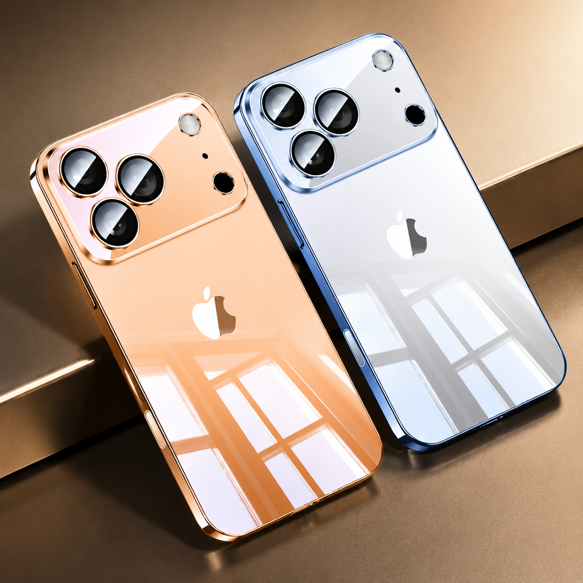 Premium iPhone Case Ultra Thin Transparent TPU Cover Full Lens Protection Shockproof Anti Fingerprint Non Slip Design