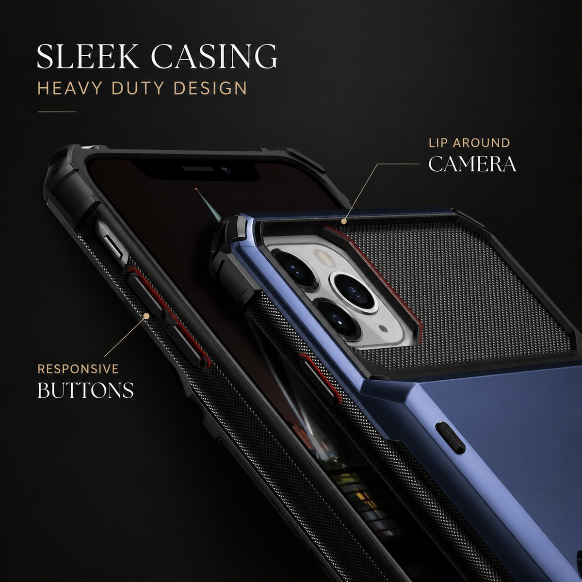 Premium iPhone Case Wallet Card Holder Hidden Flip Door 5 Card Slot Shockproof Protective Cover Scratch Resistant Dual Layer Full Coverage