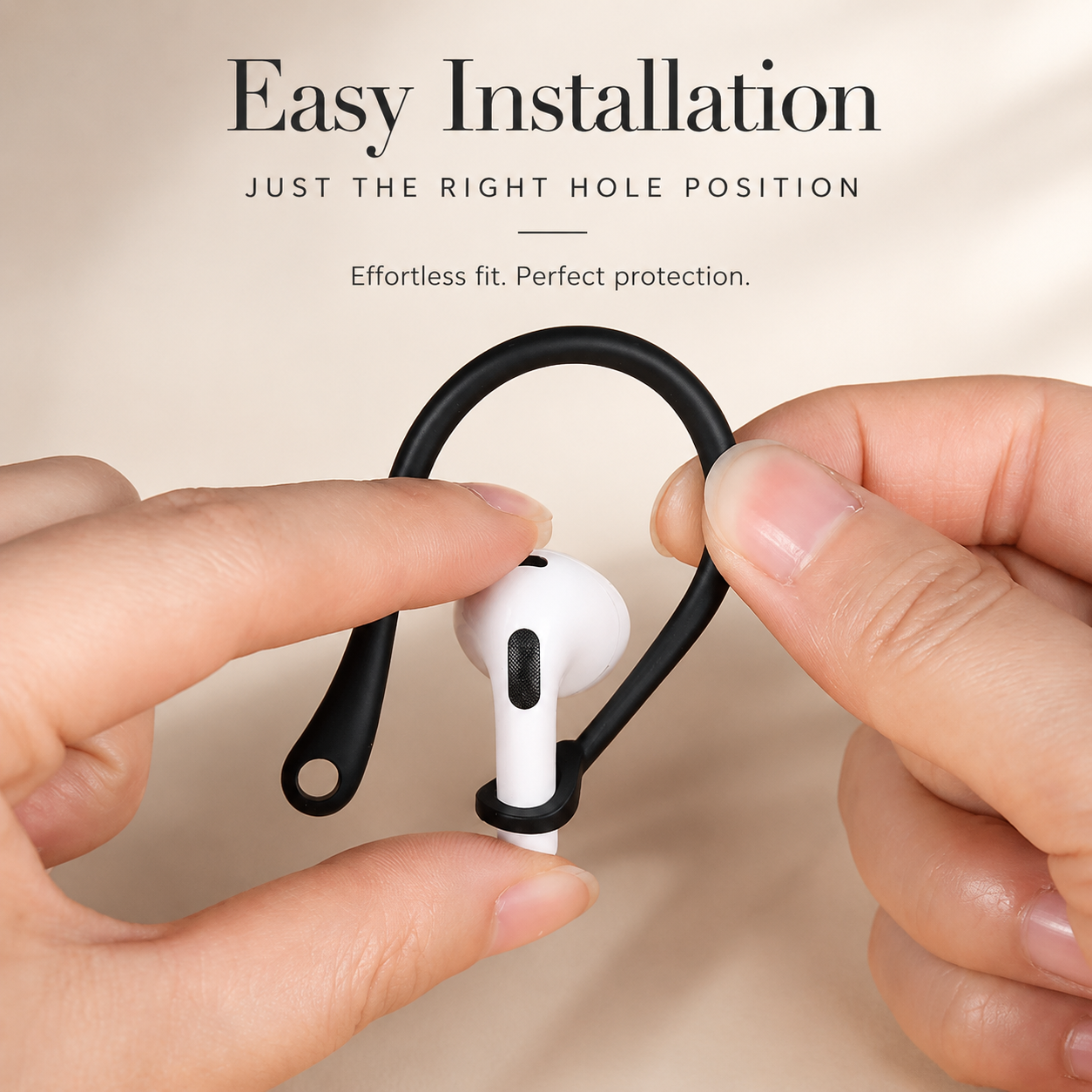 Premium AirPods Ear Hooks Silicone Secure Fit Anti Slip Sports Ear Support Wireless Earbud Holder Accessories Comfortable Lightweight Design
