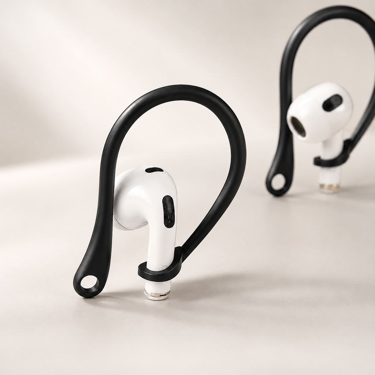 Premium AirPods Ear Hooks Silicone Secure Fit Anti Slip Sports Ear Support Wireless Earbud Holder Accessories Comfortable Lightweight Design