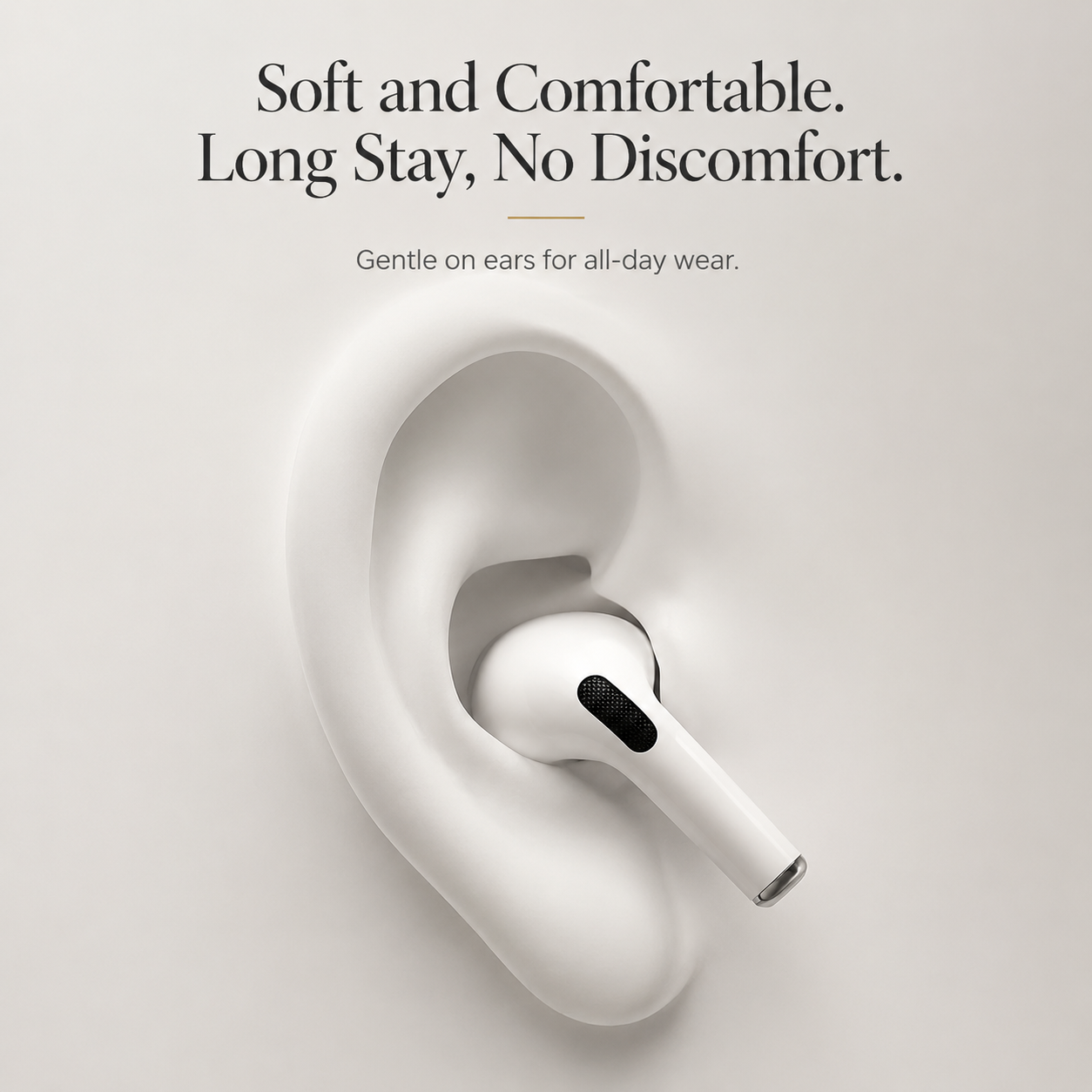 Premium AirPods Ear Tips Memory Foam Silicone Replacement Noise Isolation Secure Fit Multiple Size Earbud Accessories
