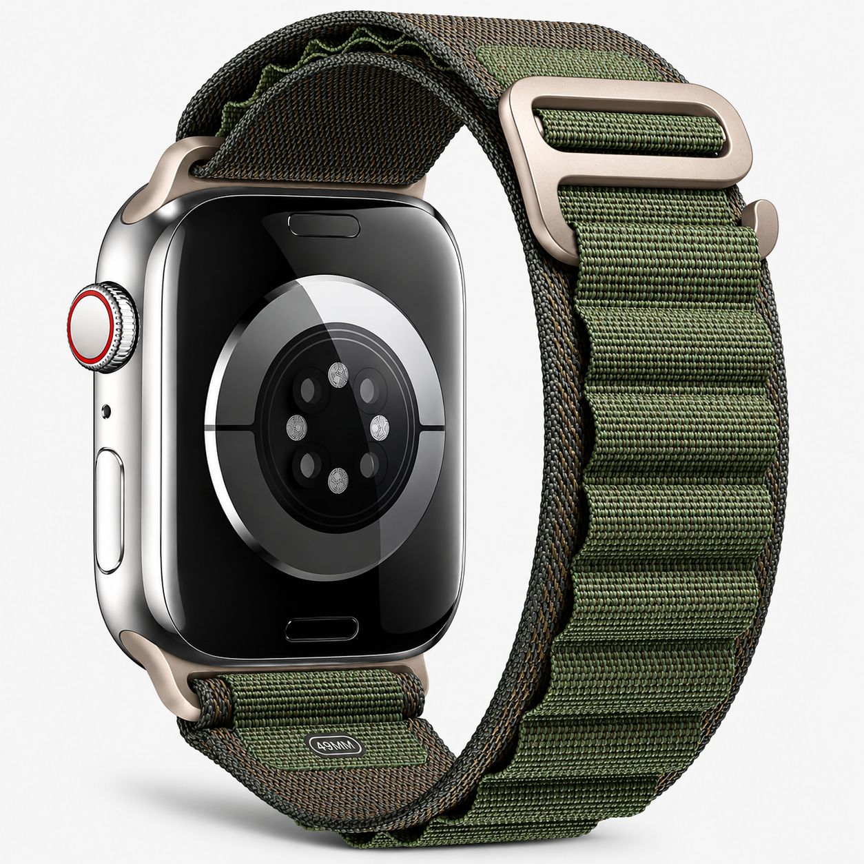 Premium Apple Watch Band Alpine Loop Nylon Strap Adjustable Secure Fit Outdoor Sport Wristband