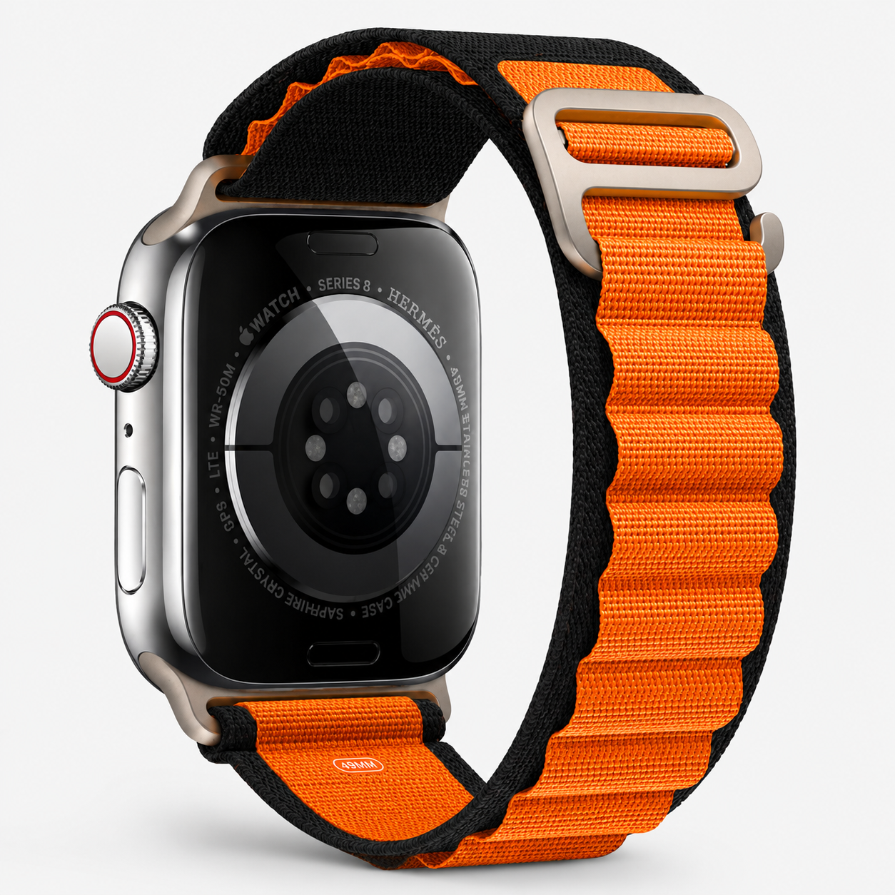 Premium Apple Watch Band Alpine Loop Nylon Strap Adjustable Secure Fit Outdoor Sport Wristband