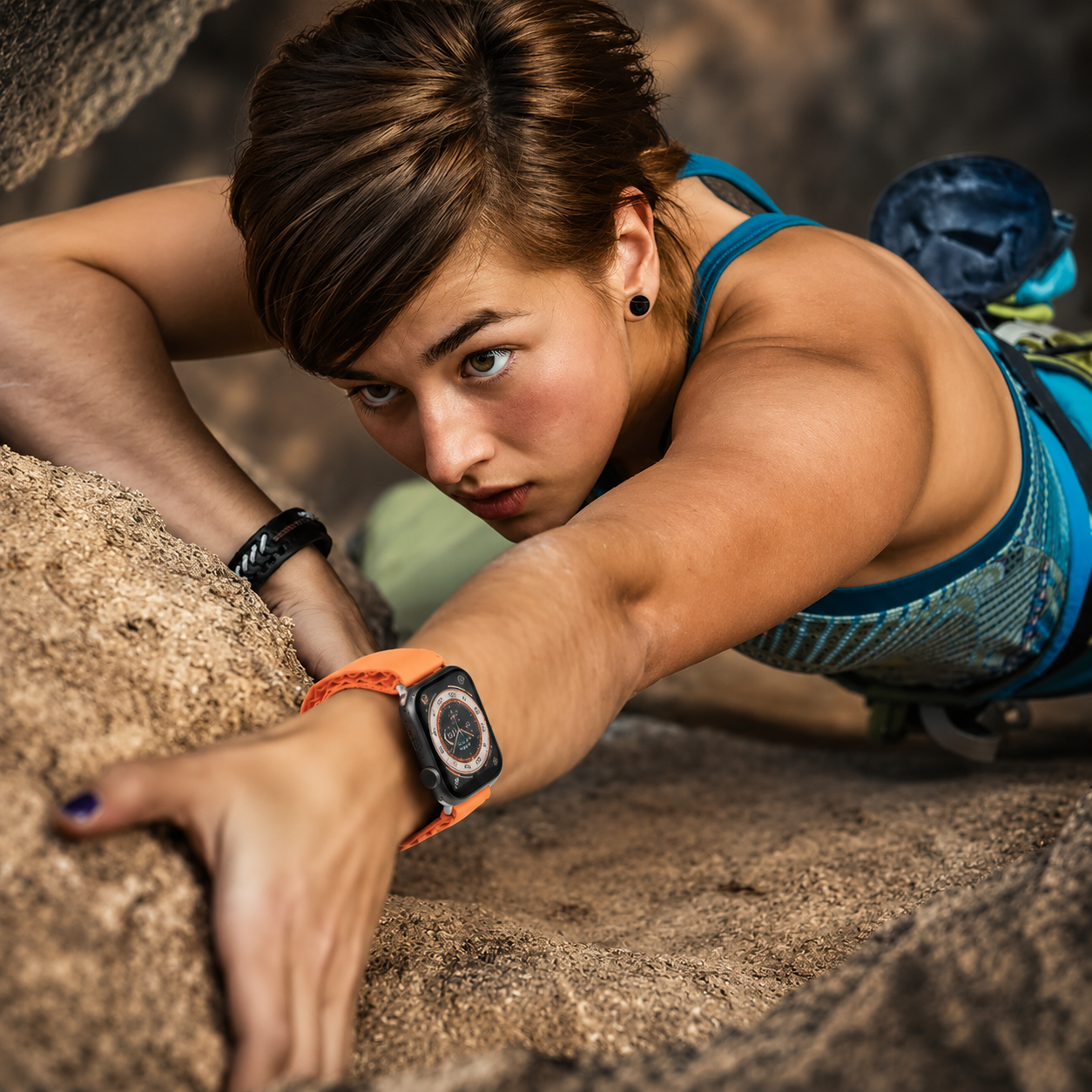 Premium Apple Watch Band Alpine Loop Nylon Strap Adjustable Secure Fit Outdoor Sport Wristband