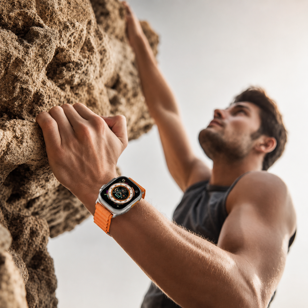 Premium Apple Watch Band Alpine Loop Nylon Strap Adjustable Secure Fit Outdoor Sport Wristband