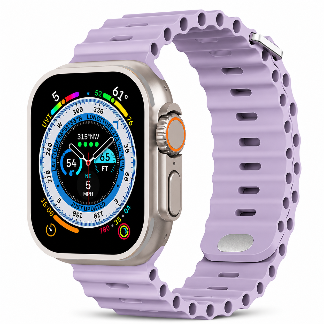 Premium Apple Watch Band Silicone Ocean Strap Sport Wristband Adjustable Secure Fit Comfortable Durable Design