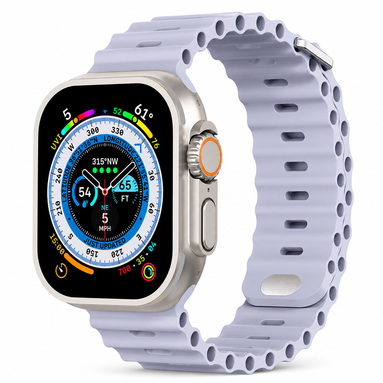 Premium Apple Watch Band Silicone Ocean Strap Sport Wristband Adjustable Secure Fit Comfortable Durable Design