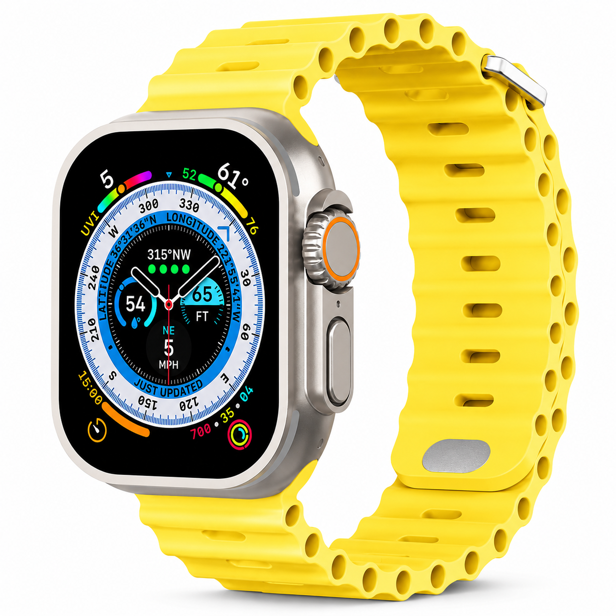 Premium Apple Watch Band Silicone Ocean Strap Sport Wristband Adjustable Secure Fit Comfortable Durable Design