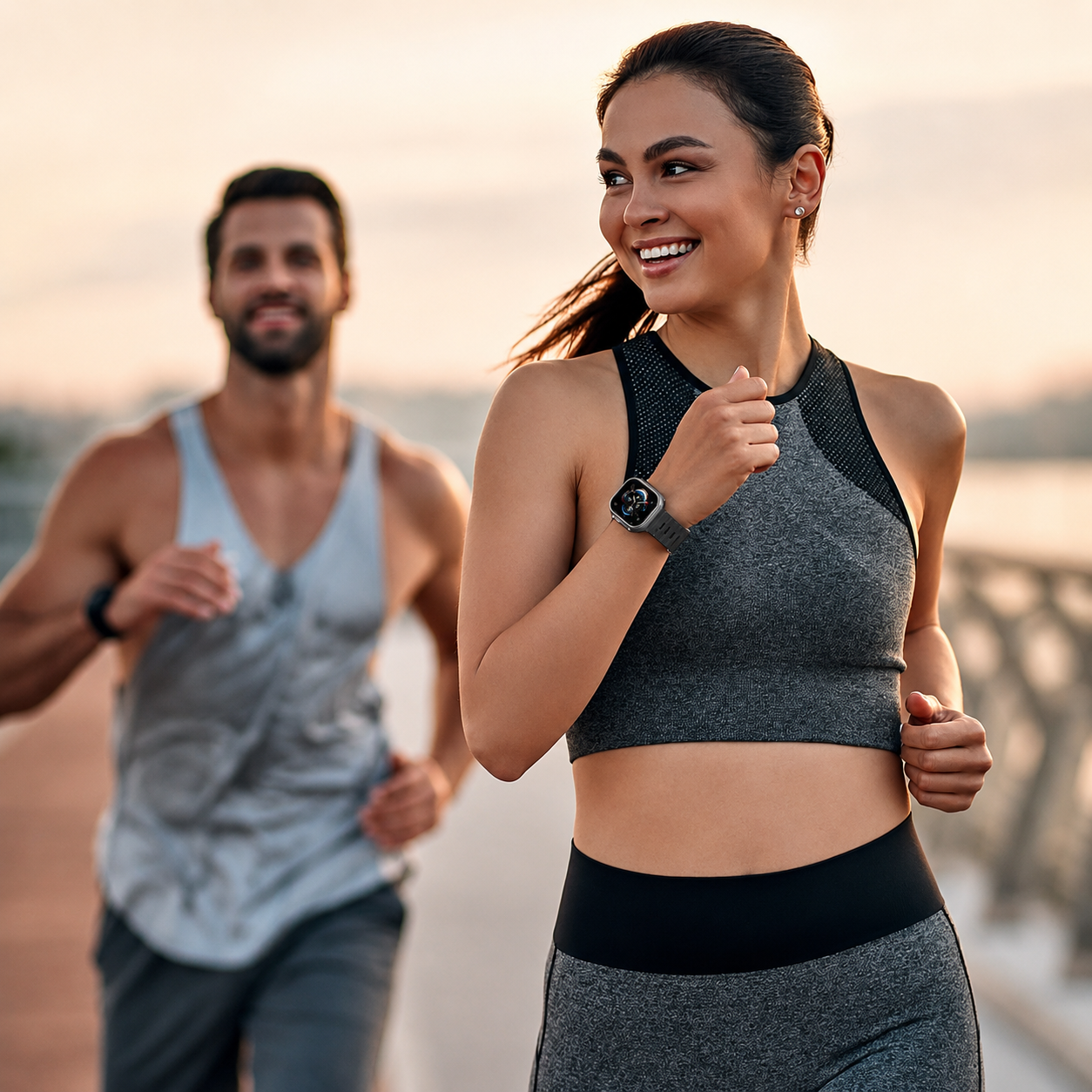 Premium Apple Watch Band Silicone Ocean Strap Sport Wristband Adjustable Secure Fit Comfortable Durable Design