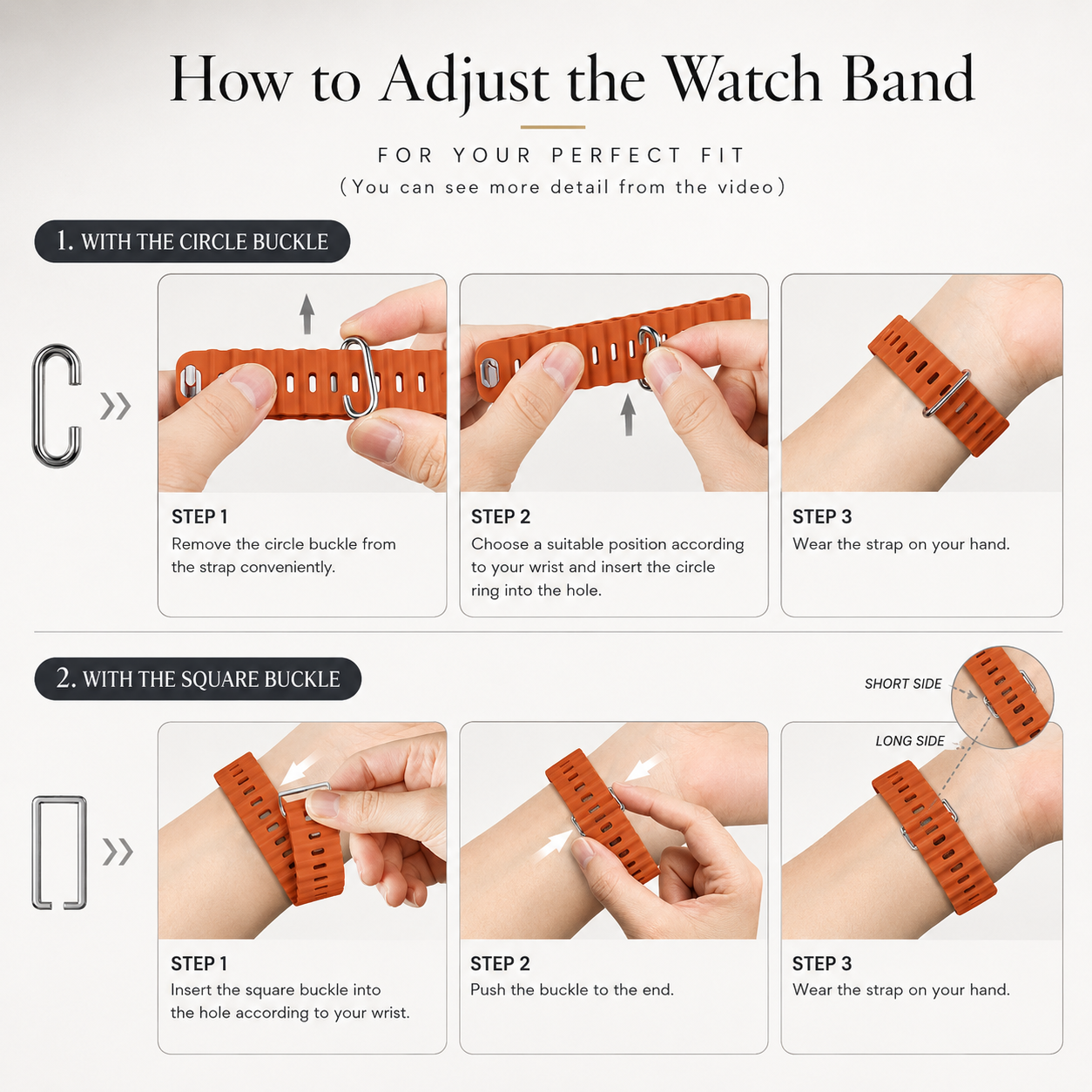 Premium Apple Watch Band Silicone Ocean Strap Sport Wristband Adjustable Secure Fit Comfortable Durable Design