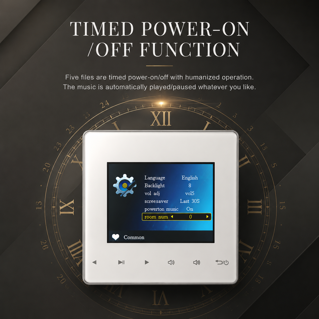 Premium Bluetooth Speaker Wireless Audio Amplifier Stereo Sound System HD Display FM AUX Portable Audio Center