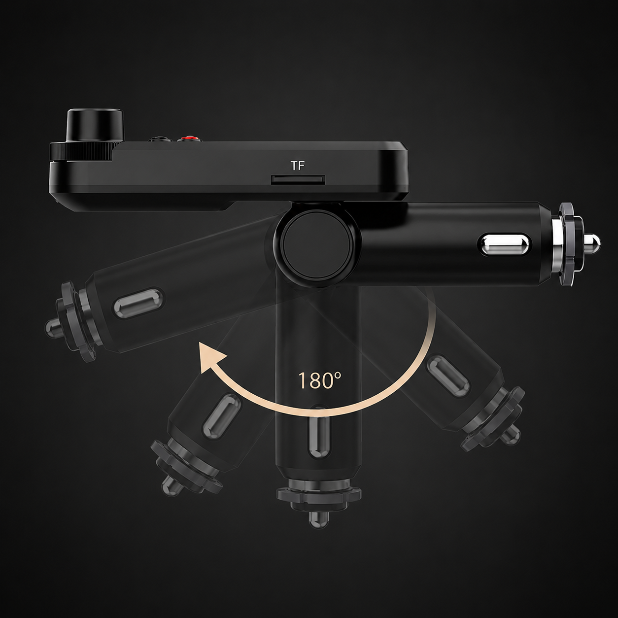 Premium Car Bluetooth FM Transmitter QC 3 0 Fast Charging USB Charger Hands Free Calling Audio Adapter Music Player