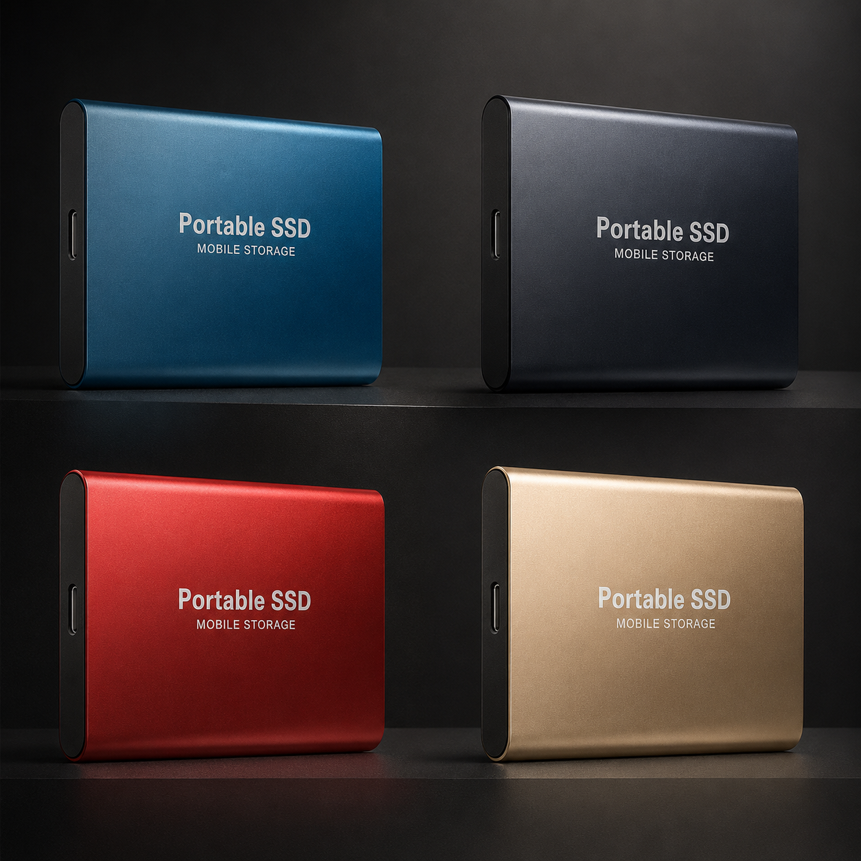 Premium External SSD Portable USB 3.1 High Speed Storage Drive Compact Data Backup Multi Capacity Solution