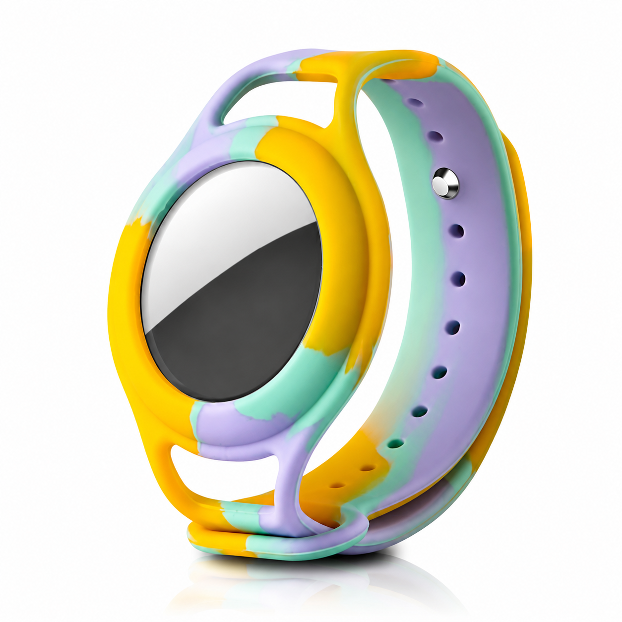 Premium Kids AirTag Wristband Silicone Adjustable Tracker Holder Secure Fit Comfortable Lightweight Wrist Strap