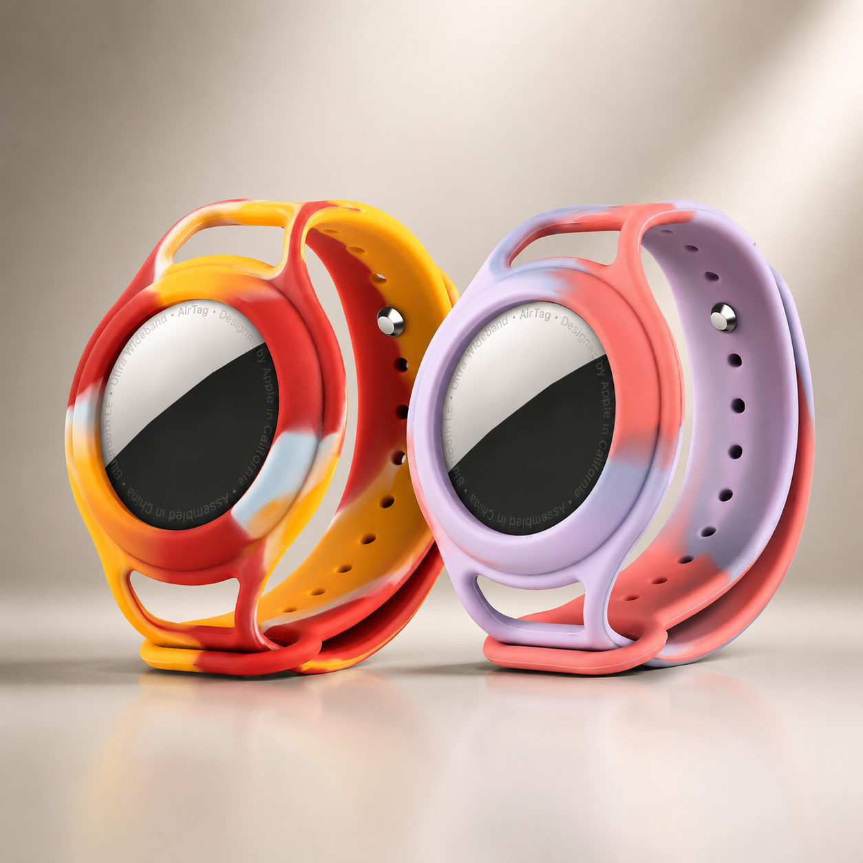 Premium Kids AirTag Wristband Silicone Adjustable Tracker Holder Secure Fit Comfortable Lightweight Wrist Strap