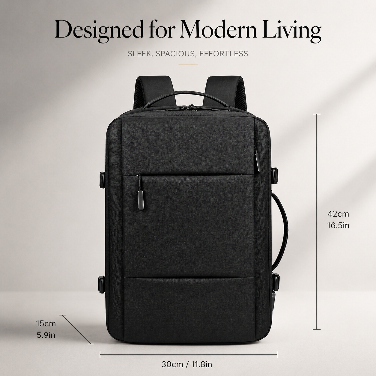 Premium Laptop Backpack Waterproof Expandable USB Charging Business Travel Bag Large Capacity 13 To 17 Inch Laptop Compatible