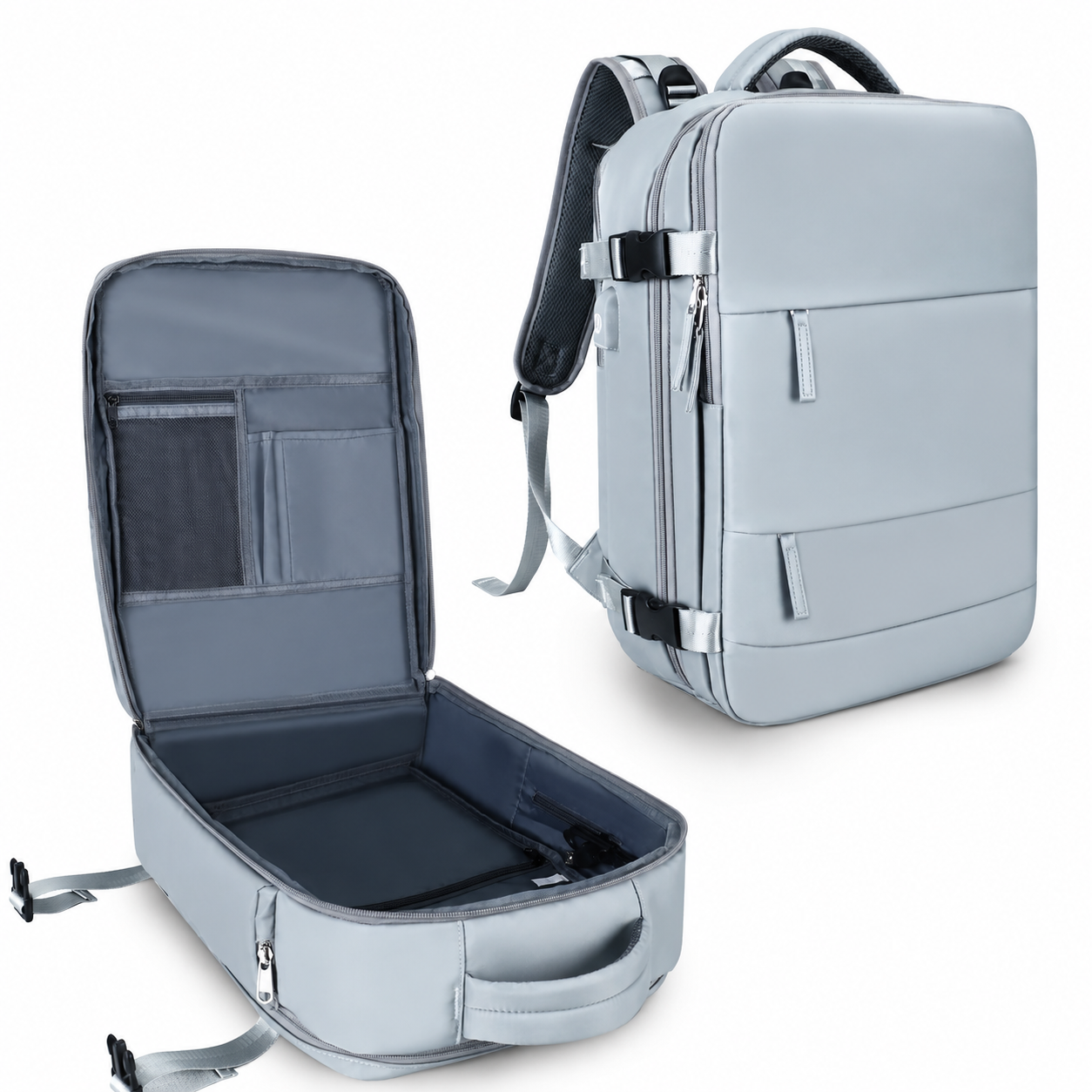 Premium Laptop Backpack Waterproof Expandable USB Charging Business Travel Bag Large Capacity 13 To 17 Inch Laptop Compatible