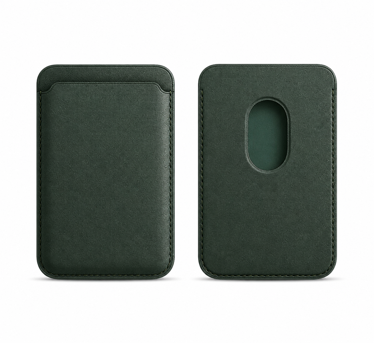 Premium MagSafe Wallet Magnetic Card Holder Slim Leather Phone Wallet Secure Detachable Card Storage Case
