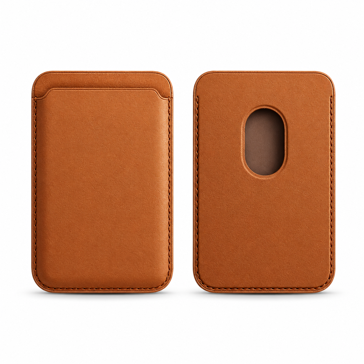 Premium MagSafe Wallet Magnetic Card Holder Slim Leather Phone Wallet Secure Detachable Card Storage Case