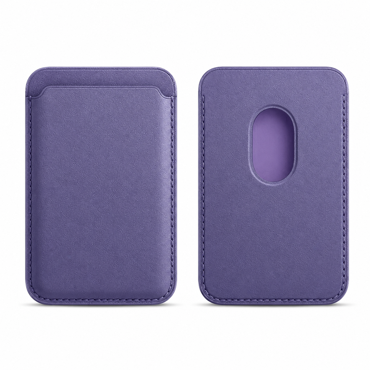 Premium MagSafe Wallet Magnetic Card Holder Slim Leather Phone Wallet Secure Detachable Card Storage Case