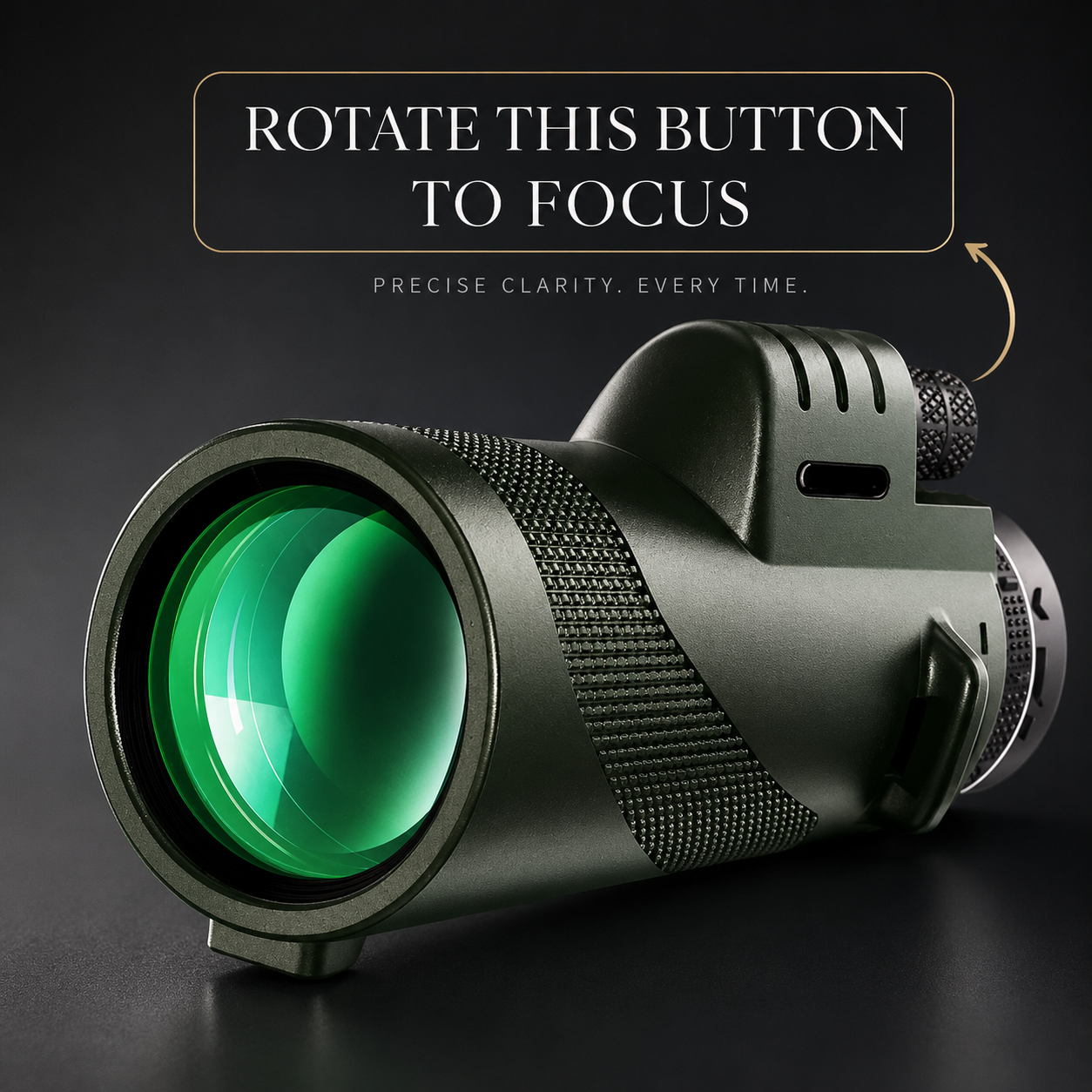 Premium Monocular Telescope HD Zoom Long Range Viewing Portable Folding Outdoor Travel Scope Smartphone Compatible