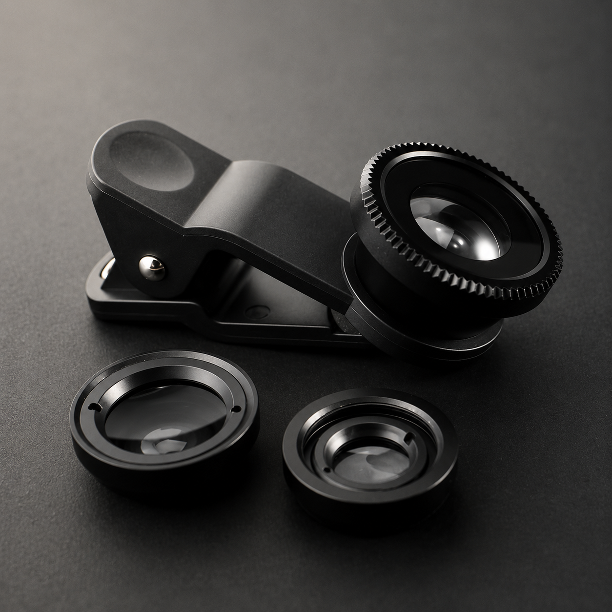 Premium Phone Camera Lens Kit 3 In 1 Fisheye Wide Angle Macro Clip On Smartphone Photography Lens Set