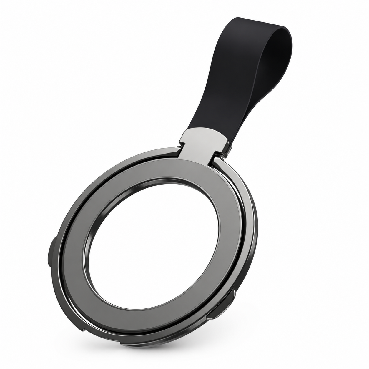Premium Phone Ring Holder MagSafe Compatible Magnetic Grip Strap Stand Detachable Smartphone Finger Holder Secure Grip