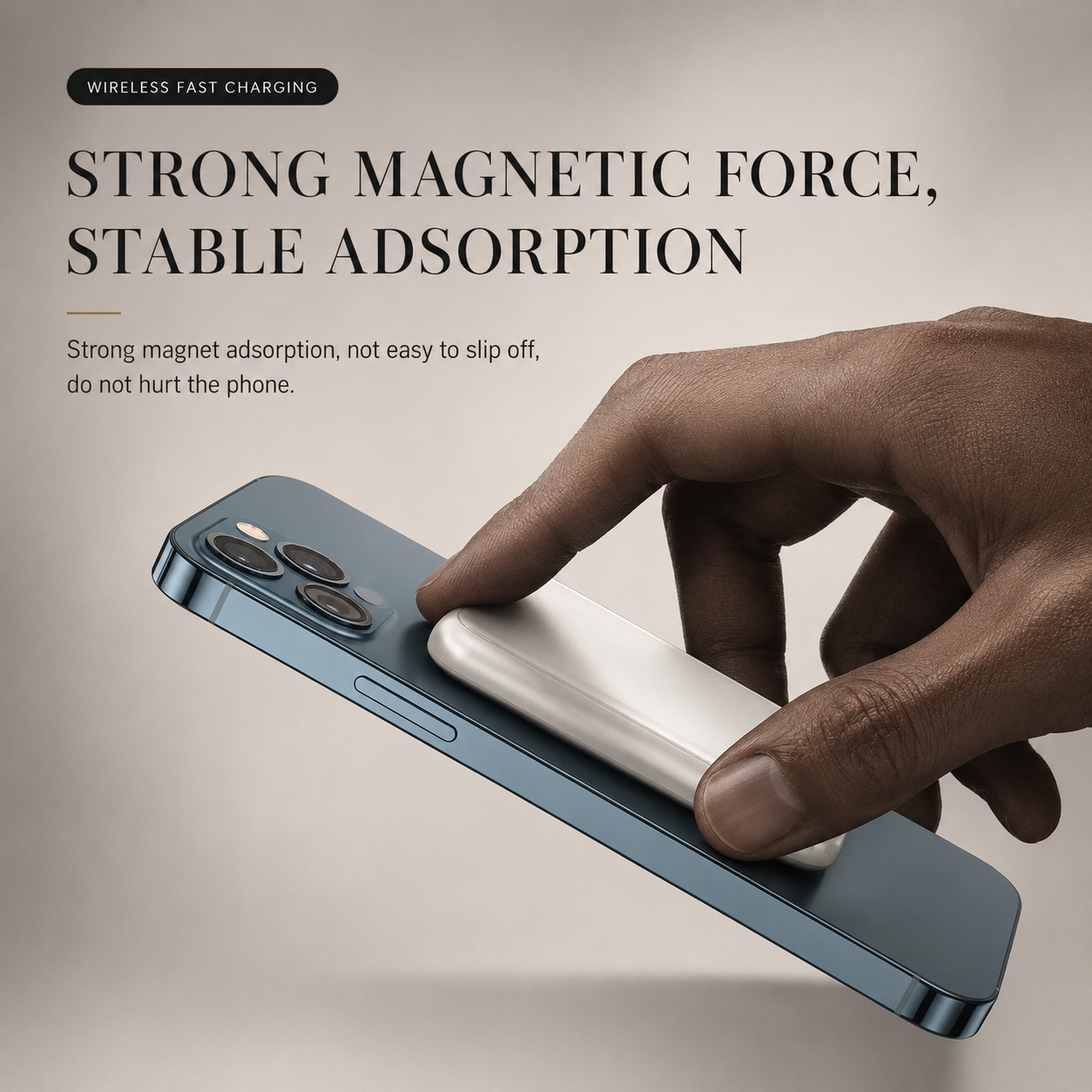 Premium Power Bank MagSafe Compatible Wireless Charger PD Fast Charging Portable Battery Pack Slim Magnetic Design