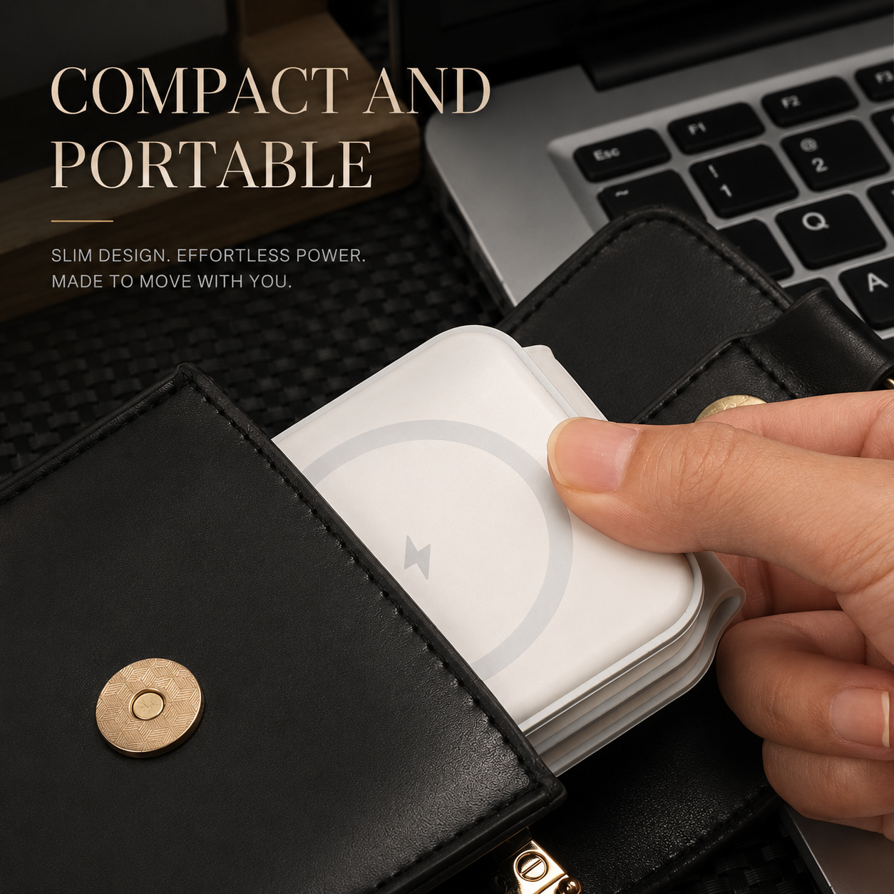 Premium Wireless Charger 3 In 1 Foldable MagSafe Compatible Fast Charging Station Magnetic Portable Charging Dock Smartphone Watch Earbuds