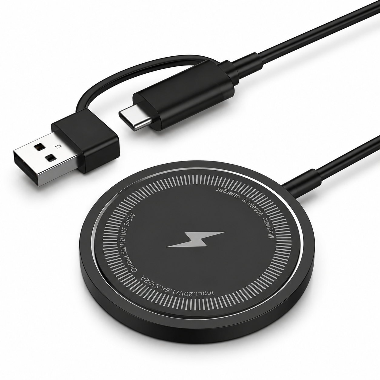 Premium Wireless Charger MagSafe Compatible Fast Charging Magnetic Stand USB C PD Smartphone Charging Dock Station