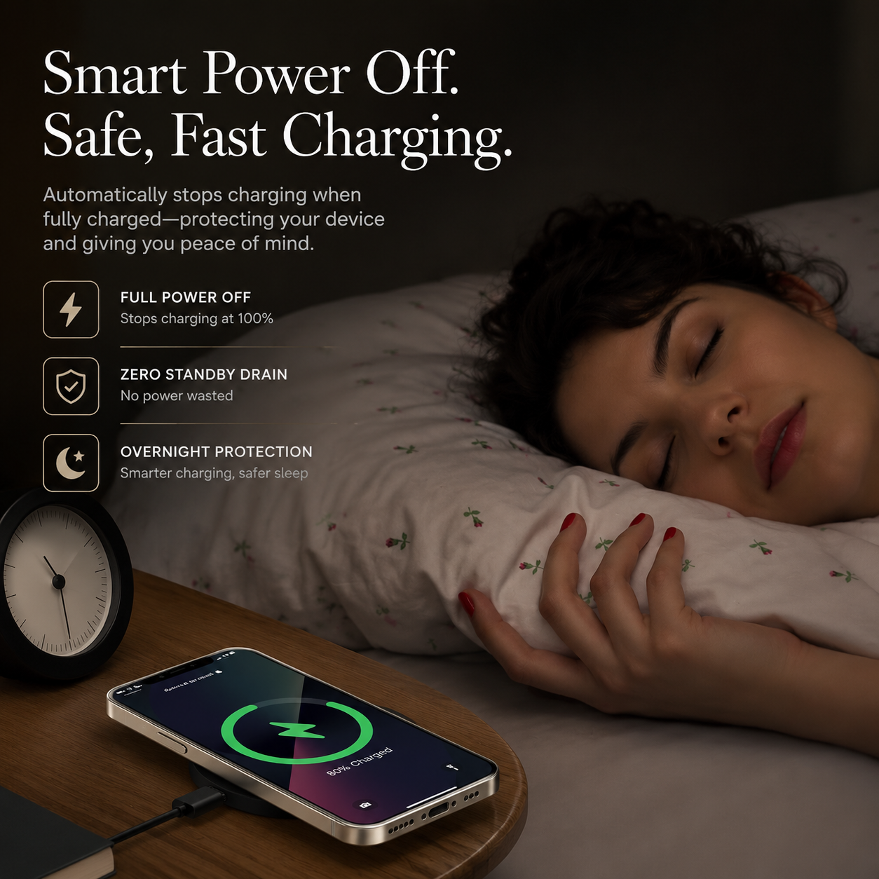 Premium Wireless Charger MagSafe Compatible Fast Charging Magnetic Stand USB C PD Smartphone Charging Dock Station