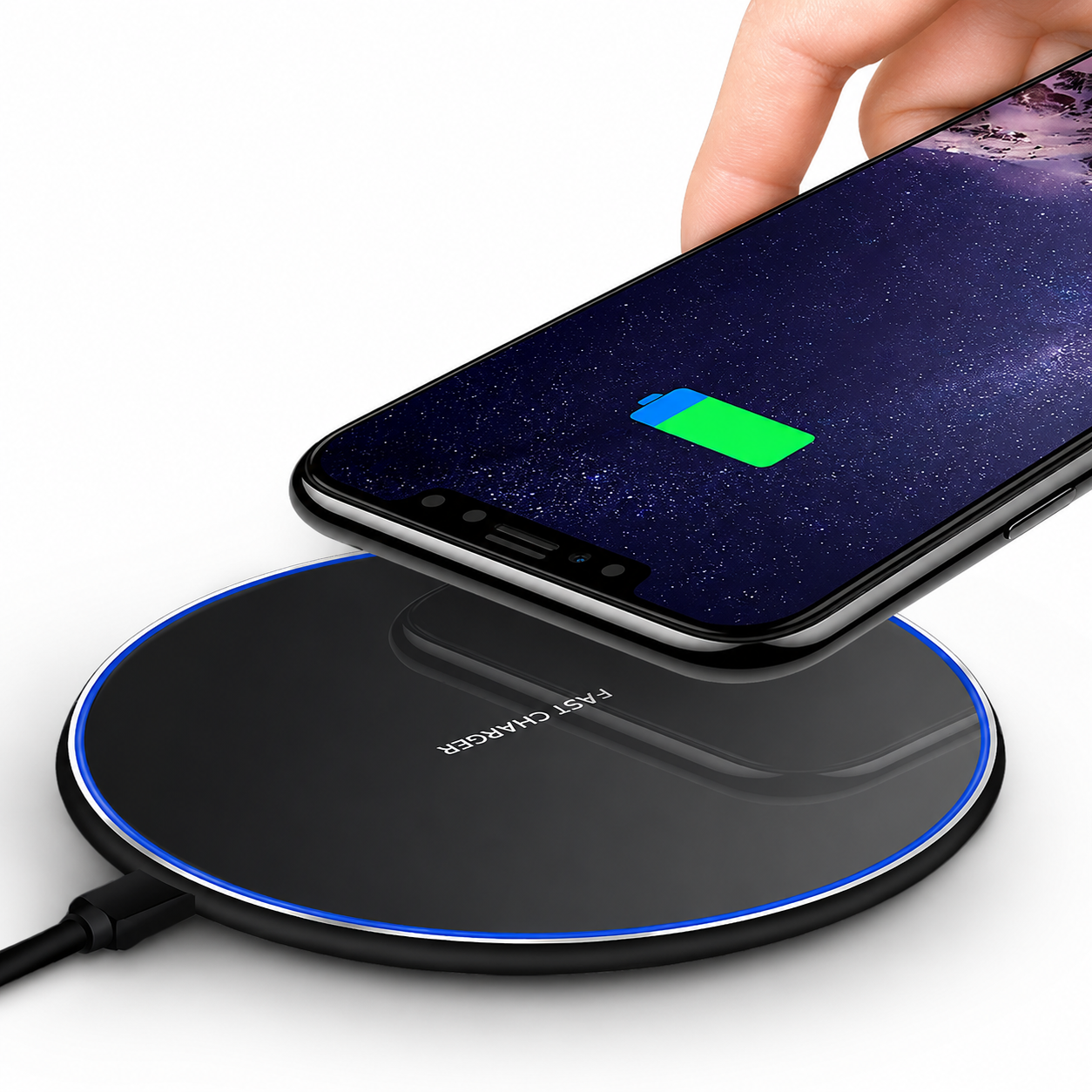Premium Wireless Charger MagSafe Compatible Fast Charging Pad USB C Qi Wireless Charging Slim Design