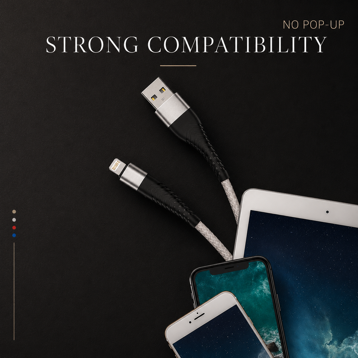 Premium Wireless Charger MagSafe Compatible Fast Charging Pad USB C Qi Wireless Charging Slim Design