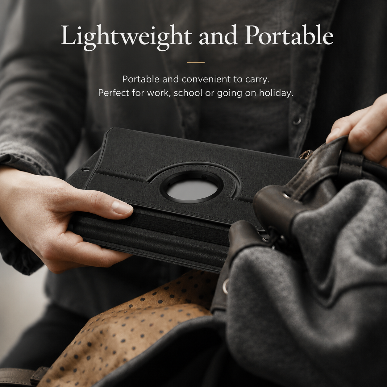 Premium iPad Case 360 Rotating Stand PU Leather Smart Cover Protective Tablet Case Multi Angle Viewing Support