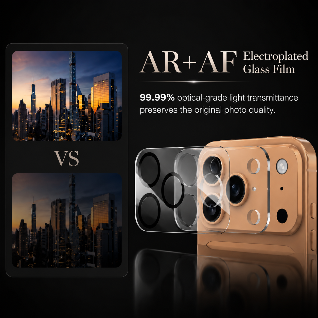 Premium iPhone Camera Lens Protector 9H Tempered Glass Ultra Clear Scratch Resistant Drop Protection Precision Fit Cover