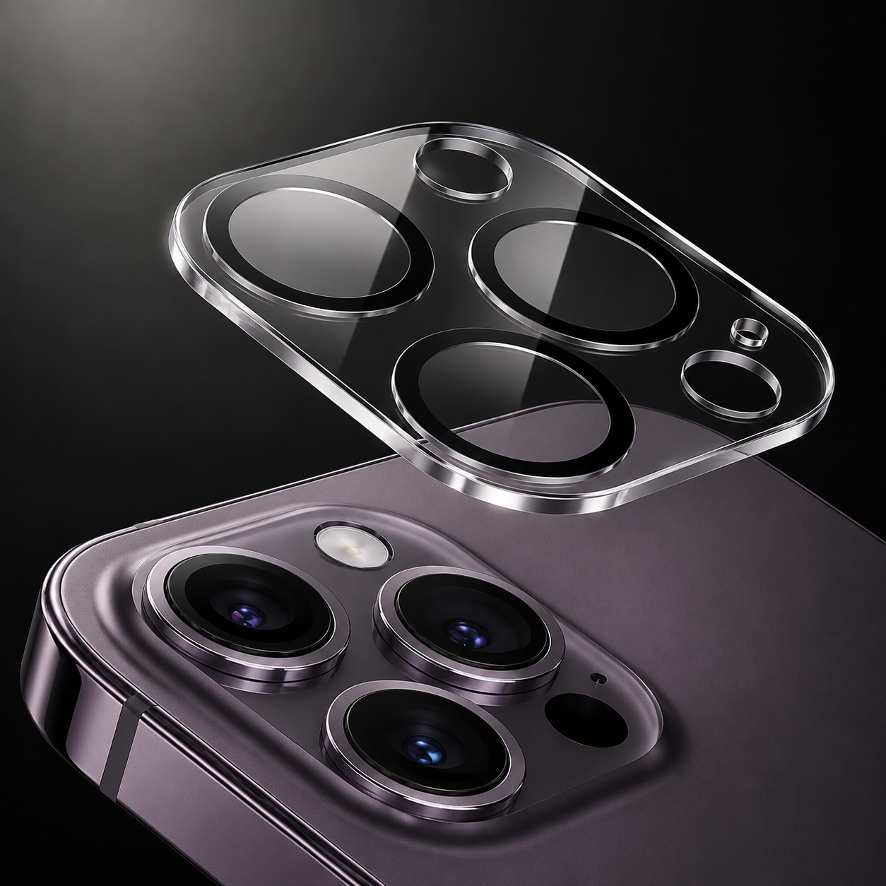 Premium iPhone Camera Lens Protector 9H Tempered Glass Ultra Clear Scratch Resistant Drop Protection Precision Fit Cover