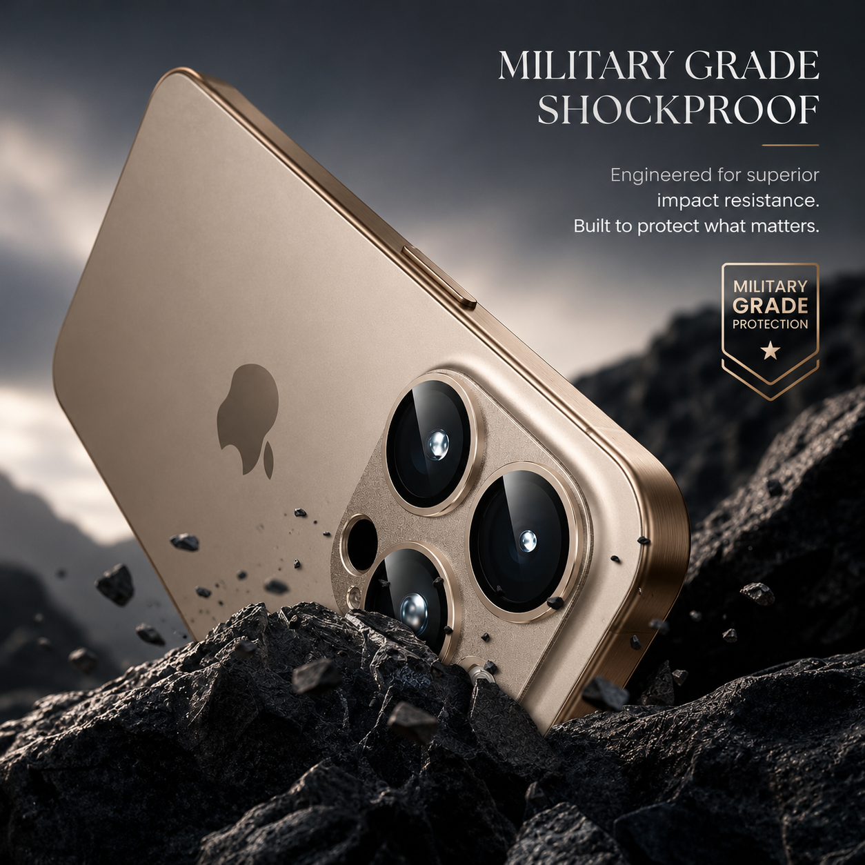 Premium iPhone Camera Lens Protector Tempered Glass Alloy Ring Shatterproof Scratch Resistant Shockproof Precision Fit Protective Cover